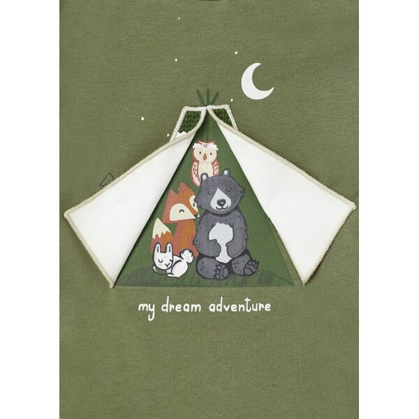 Μπλούζα μακρυμάνικη Πράσινο 12-02007-054 - Image 5