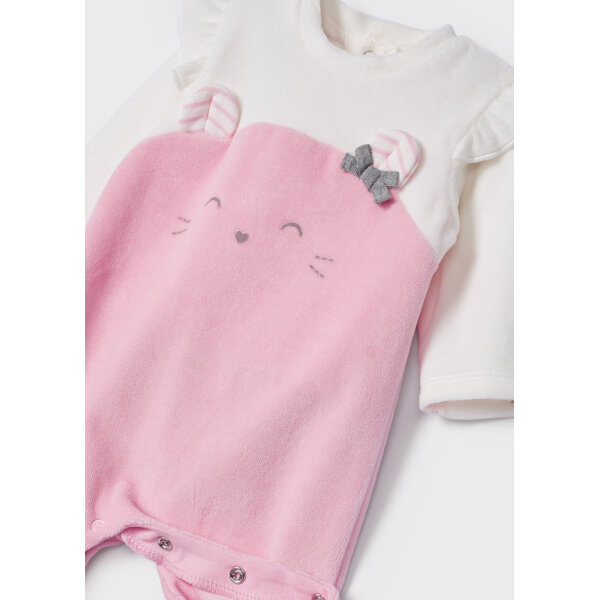 πιτζαμακι-βελουδο-ecofriends-νεογεννητο_id_12-02612-036-L-6 Φορμάκι Βελουτέ Ροζ 12-02612-036 - Image 3