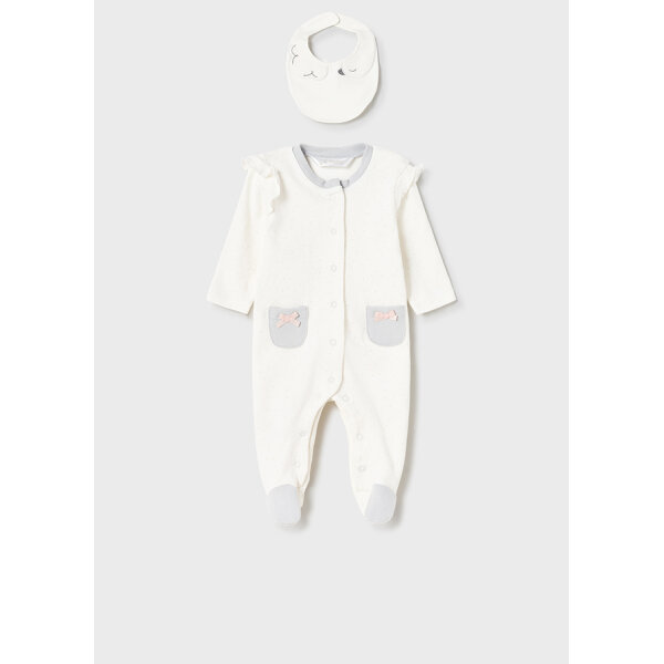 σετ-2-πιτζαμακια-με-σαλιαρα-ecofriends-νεογεννητο_id_12-02609-057-L-5 (1) Σετ 2 Φορμάκια και Σαλιάρα Γκρι 12-02609-057 - Image 3