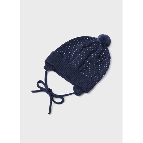 Σετ Σκούφος κασκόλ  Μπλέ 12-10279-017 - Image 3