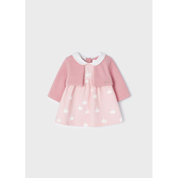 Φόρεμα Ζακέτα Ροζ 12-02806-011 - Image 2