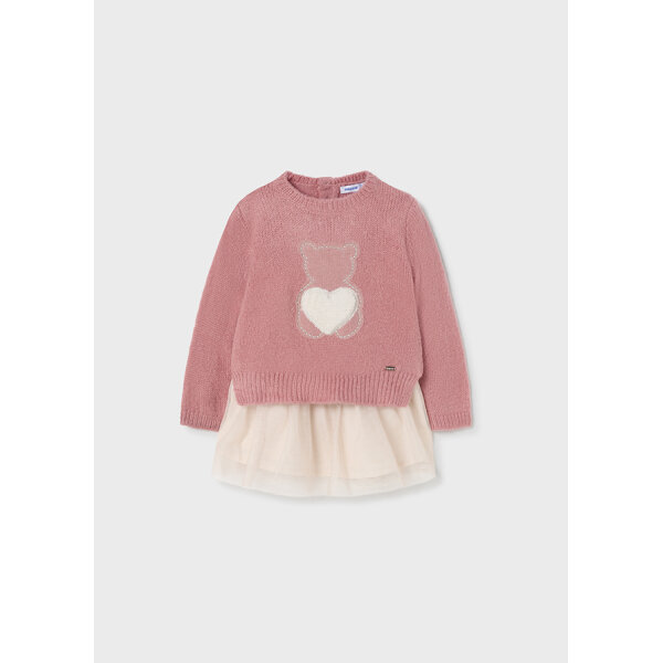 φορεμα-συνδυασμενο-με-πουλοβερ-πλεκτο-baby_id_12-02941-053-L-4 Φόρεμα πλεχτό συνδυασμένο Ρόζ 12-02941-053 - Image 1