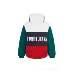 Ανδρικό Μπουφάν TOMMY JEANS DM0DM14457 ARCHIVE COLORBLOCK PUFFER Λευκό Μπλέ - Image 2
