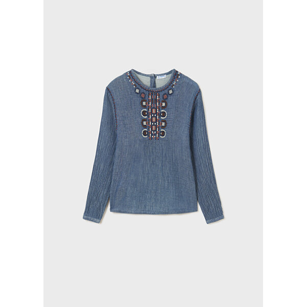 ΜΠΛΟΥΖΑ ΜΕ ΚΕΝΤΗΜΑ ΚΟΡΙΤΣΙ MAYORAL 12-07172-056 - Image 3