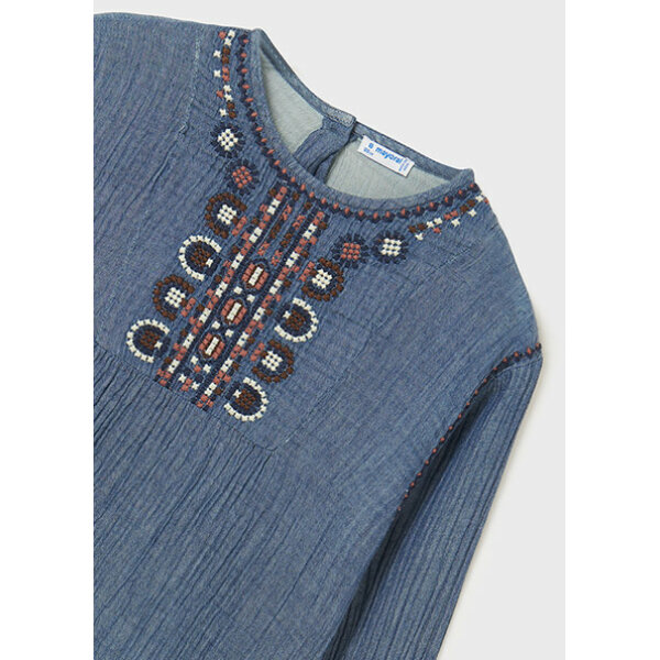 ΜΠΛΟΥΖΑ ΜΕ ΚΕΝΤΗΜΑ ΚΟΡΙΤΣΙ MAYORAL 12-07172-056 - Image 5