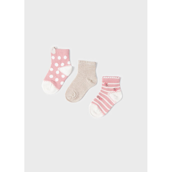 12-10271-022-M-4 Σέτ καλτσάκια ζακάρ Ρόζ 12-10271-022 - Image 1