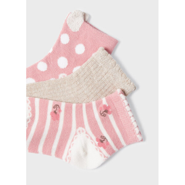 12-10271-022-M-5 Σέτ καλτσάκια ζακάρ Ρόζ 12-10271-022 - Image 2