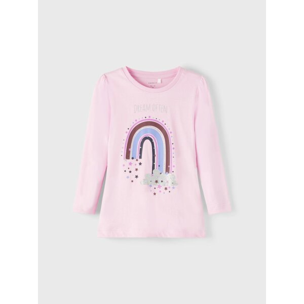 ΜΠΛΟΥΖΑ ΜΕ ΣΤΑΜΠΑ ΡΟΖ ΚΟΡΙΤΣΙ NAME IT 13205916 - Image 1