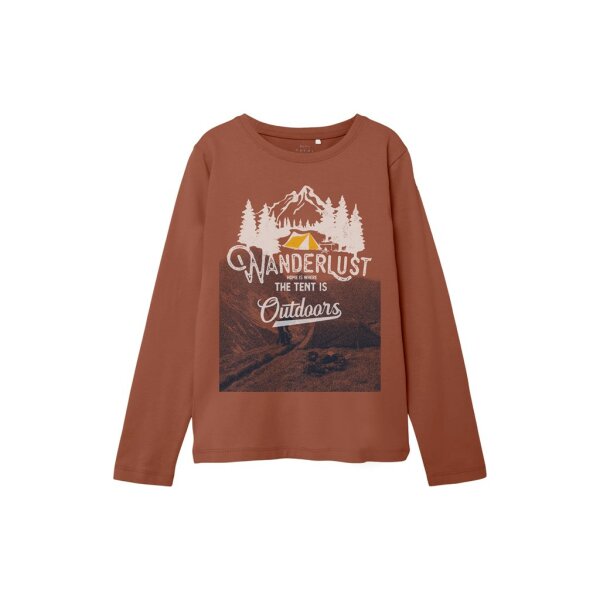 13206618_3975835_front ΜΠΛΟΥΖΑ ΜΕ ΣΤΑΜΠΑ ΑΓΟΡΙ ΠΟΡΤΟΚΑΛΙ NAME IT 13206618 - Image 1