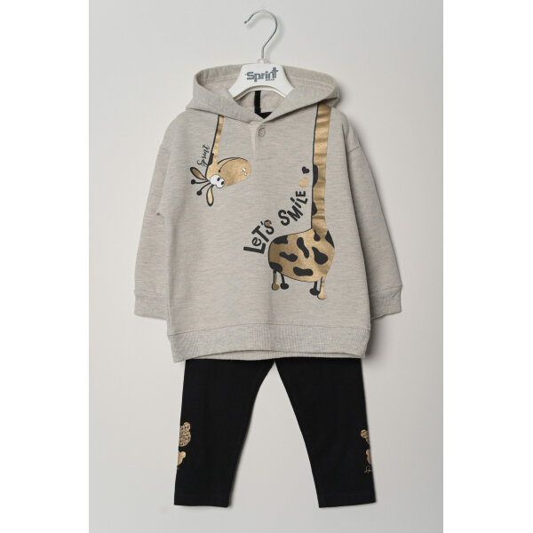 221-2003 BEIGE MELANGE-918 Παιδικό Σετ Κορίτσι Μπεζ Sprint 221-2003 - Image 1