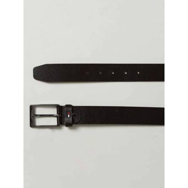 370507.102_2 Ανδρική Ζώνη TOMMY JEANS AM0AM10317 LAYTON LEATHER 3.5 Μαύρο - Image 2