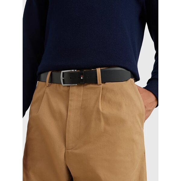 Ανδρική Ζώνη TOMMY JEANS AM0AM10312 DENTON LEATHER 3.5 Καφέ - Image 2