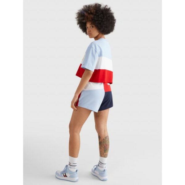 C22_02_DW0DW13827C1Q_MO-ST-B1 ΓΥΝΑΙΚΕΙΑ ΜΠΛΟΥΖΑ TOMMY JEANS TJWQVRSZD CROP ARCHIVE LOGO SS DW0DW13827-C1Q - Image 3