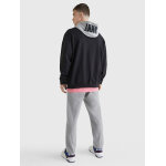 Ανδρική Φούτερ TOMMY JEANS DM0DM15027 BLOCK MIX MEDIA HOODIE Μαύρο - Image 2