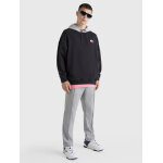 Ανδρική Φούτερ TOMMY JEANS DM0DM15027 BLOCK MIX MEDIA HOODIE Μαύρο - Image 4