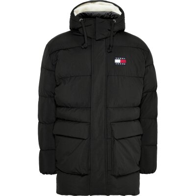 Ανδρικό Μπουφάν TOMMY JEANS DM0DM14392 COLOR BADGE PARKA Μαύρο