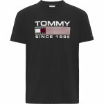 Ανδρική Μπλούζα TOMMY JEANS DM0DM14991 ATHLETIC TWISTED LOGO Μαύρο