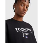 Ανδρική Φούτερ TOMMY JEANS DM0DM15029 REG MODERN CORP LOGO CREW Μαύρο - Image 3