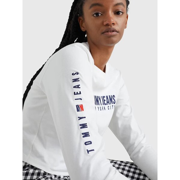 DW0DW13730_YBR_alternate2 ΓΥΝΑΙΚΕΙΑ ΜΠΛΟΥΖΑ TOMMY JEANS OVRSZD TJ ATHLETIC DW0DW13730-YBR - Image 3