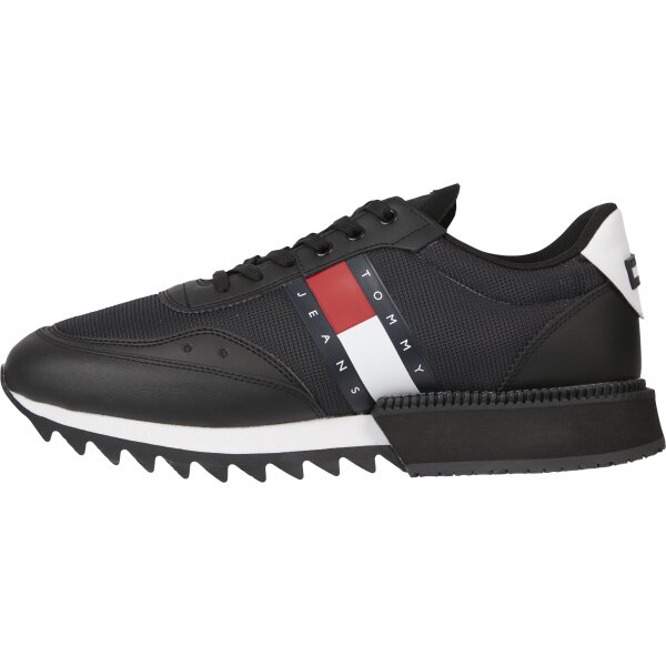 EM0EM01083BDS_F Ανδρικό Παπούτσι TOMMY JEANS MENS TRACK CLEAT EM0EM01083 Μαύρο - Image 1
