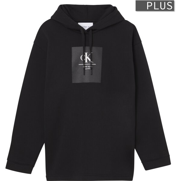 J20J220147BEH_F ΓΥΝΑΙΚΕΙΑ ΜΠΛΟΥΖΑ ΦΟΥΤΕΡ ΜΑΥΡΟ PLUS CALVIN KLEIN OVERSIZED J20J220147-BEH - Image 2
