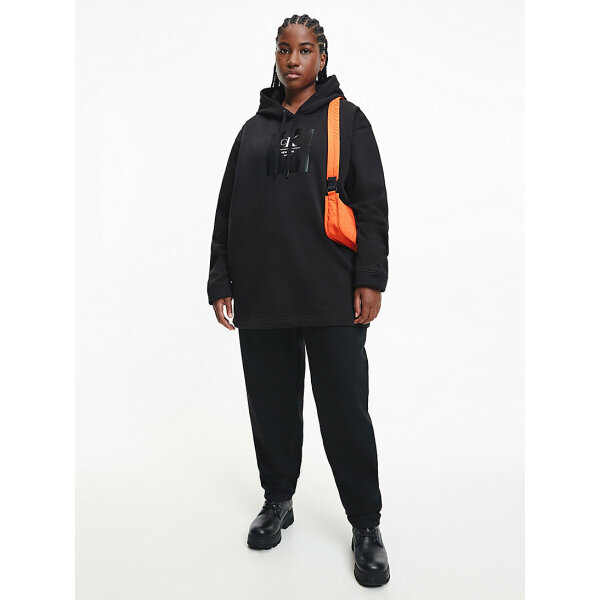 J20J220147_BEH_alternate1 ΓΥΝΑΙΚΕΙΑ ΜΠΛΟΥΖΑ ΦΟΥΤΕΡ ΜΑΥΡΟ PLUS CALVIN KLEIN OVERSIZED J20J220147-BEH - Image 3