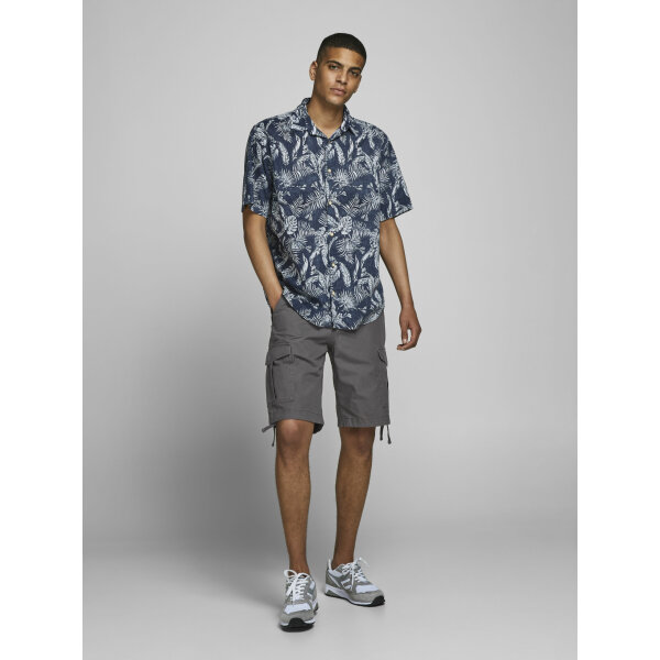 JACK&JONES_SpringSummer2020_3308029_12166338 (4) Ανδρική Βερμούδα GARGO JACK & JONES 12166338 Γκρί - Image 5
