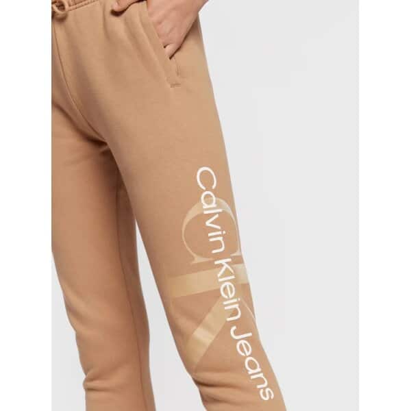 calvin-klein-jeans-panteloni-phormas-j20j219743-kaphe-regular-fit (3) ΠΑΝΤΕΛΟΝΙ ΓΥΝΑΙΚΕΙΟ CALVIN KLEIN GRADIENT MONOLOGO PANTS J20J219743-GV7 - Image 4