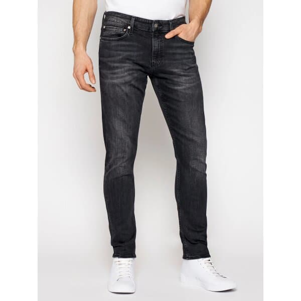 Ανδρικό Παντελόνι CALVIN KLEIN TZIN SLIM J30J315566 Μαύρο - Image 5