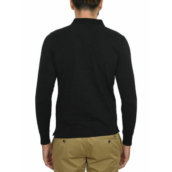 fixedratio_20190521144611_9a6367b6 Ανδρική Μπλούζα Μακρυμάνικο POLO GANT 5201 ORIGINAL PIQUE Μαύρο - Image 3