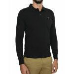 Ανδρική Μπλούζα Μακρυμάνικο POLO GANT 5201 ORIGINAL PIQUE Μαύρο