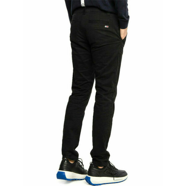 Ανδρικό Παντελόνι TOMMY JEANS DM0DM09595 SCANTON CHINO Μαύρο - Image 2