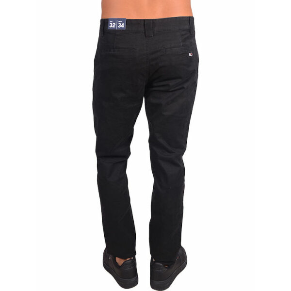 Ανδρικό Παντελόνι TOMMY JEANS DM0DM09595 SCANTON CHINO Μαύρο - Image 4