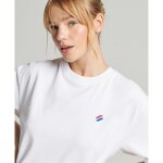 Women's dress Superdry Essentia Λευκό W8011108A-01C - Image 4