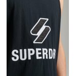 Ανδρική Αμάνικη Μπλούζα SUPERDRY CODE SL STACKED APQ VEST M6010665A Μαύρο - Image 3