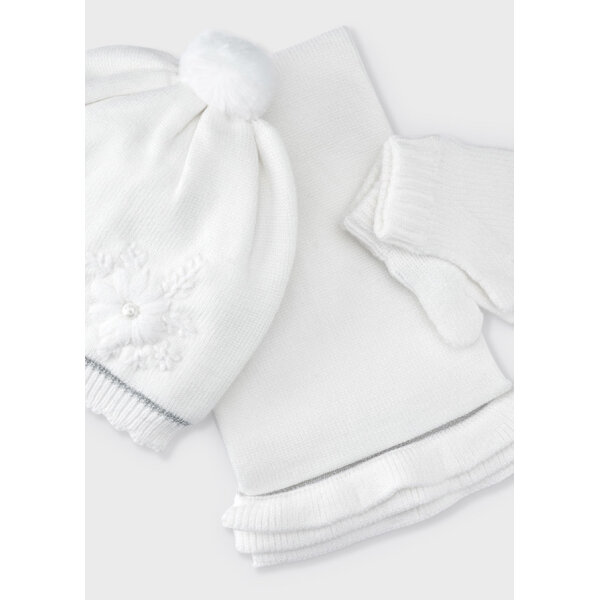 σετ-σκουφος-και-κασκολ-με-λουλουδι-baby_id_12-10280-064-L-5 Σέτ σκούφος κασκόλ λουλούδι Εκρού 12-10280-064 - Image 3