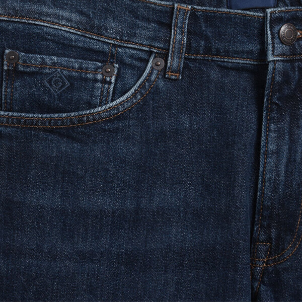 Ανδρικό Παντελόνι Τζιν GANT 1000308 HAYES GANT JEANS Μπλέ - Image 3