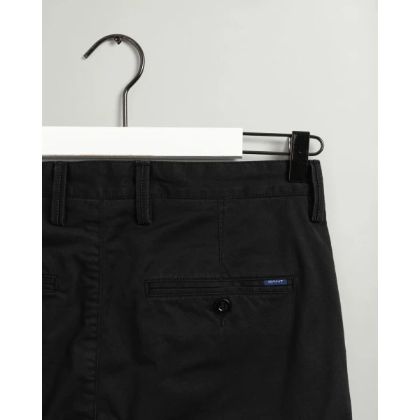 Ανδρικό Παντελόνι CHINOS GANT 1500038 HALLDEN TWILL Μαύρο - Image 3