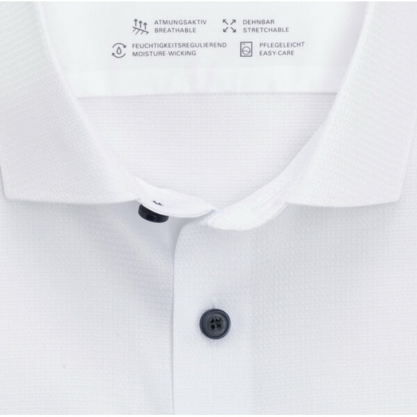 Ανδρικό Πουκάμισο OLYMP LEVEL FIVE 24 SEVEN BODY FIT 20581400 Λευκό - Image 3