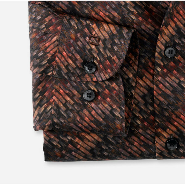 Ανδρικό Πουκάμισο OLYMP LEVEL FIVE BODY FIT 21202407 Καφέ - Image 4