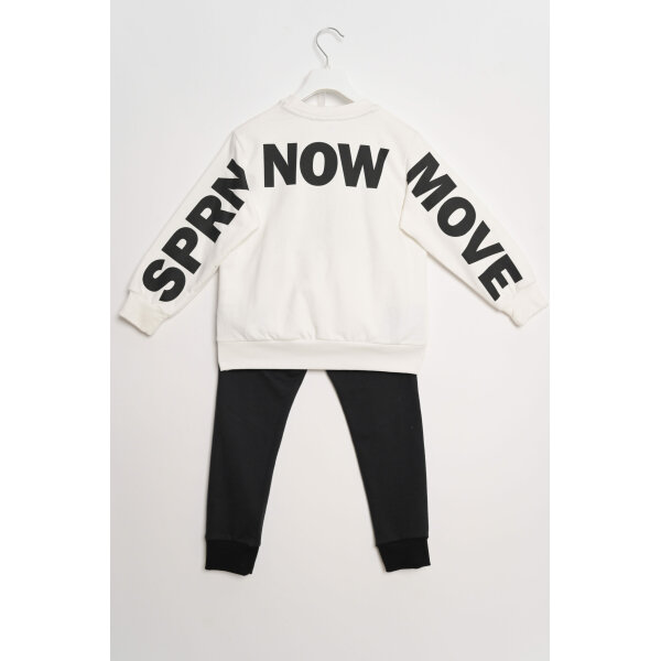 221-3041 OFF WHITE-133b Παιδικό Σετ Αγόρι Λευκό Sprint 221-3041 - Image 3