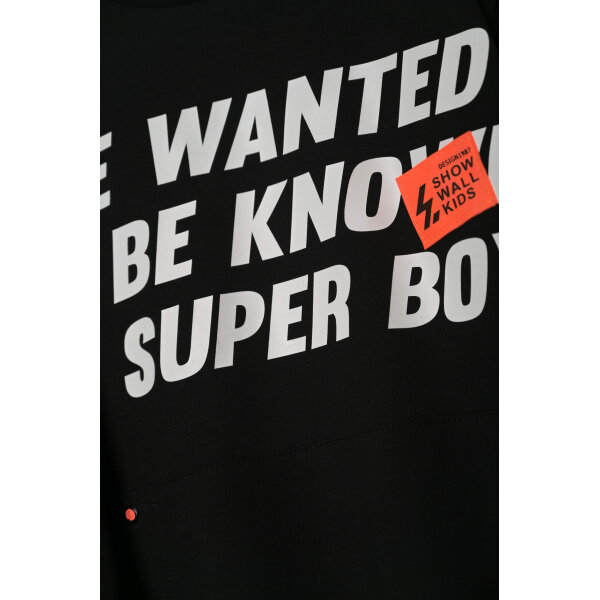 Παιδική Φόρμα χωρίς Χνούδι Αγόρι  Μαύρο Sprint 221-3074 - Image 2