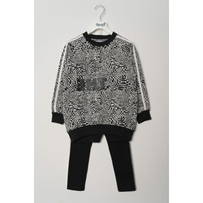 Παιδικό Σετ Κολάν Κορίτσι Μπεζ Sprint 221-4014