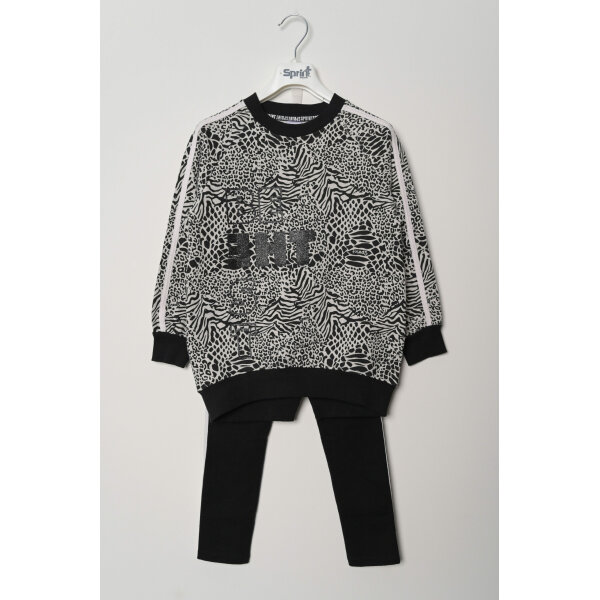 221-4014 BEIGE MELANGE-918 Παιδικό Σετ Κολάν Κορίτσι Μπεζ Sprint 221-4014 - Image 1