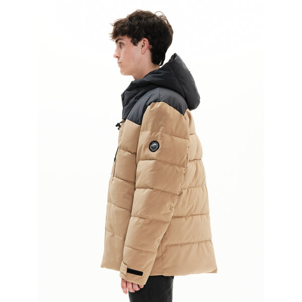 222.EM10.15-BEIGE-EBONY_5 Ανδρικό Μπουφάν EMERSON 222.EM10.15 Μπεζ Μαύρο - Image 5