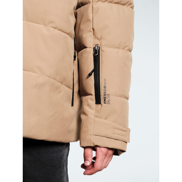 222.EM10.15-BEIGE-EBONY_9 Ανδρικό Μπουφάν EMERSON 222.EM10.15 Μπεζ Μαύρο - Image 9