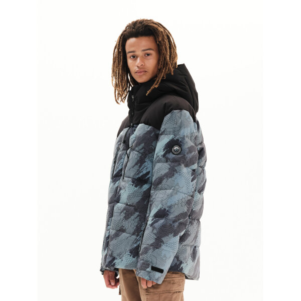 222.EM10.15-PR308-OLIVE-BLACK_2 Ανδρικό Μπουφάν EMERSON 222.EM10.15 Χακί Μαύρο - Image 3