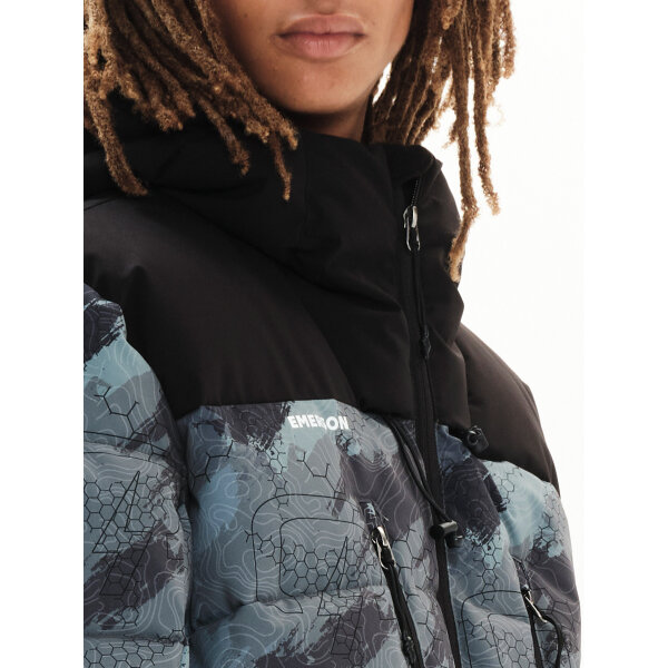 222.EM10.15-PR308-OLIVE-BLACK_7 Ανδρικό Μπουφάν EMERSON 222.EM10.15 Χακί Μαύρο - Image 8