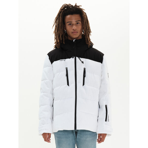 Ανδρικό Μπουφάν EMERSON 222.EM10.15 Λευκό Μαύρο - Image 1