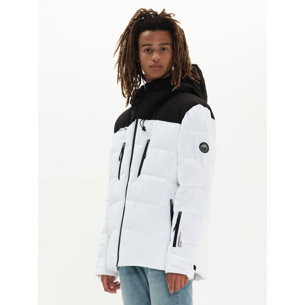 Ανδρικό Μπουφάν EMERSON 222.EM10.15 Λευκό Μαύρο - Image 2